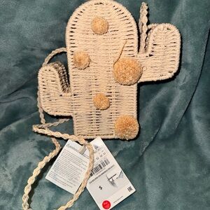 Zara Woven Cactus Purse